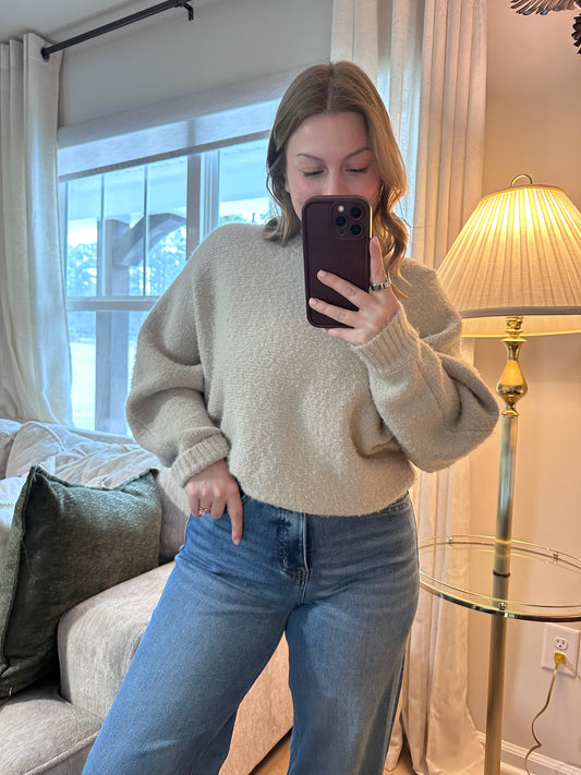 SUPER HIGH RISE BAGGY WIDE JEANS