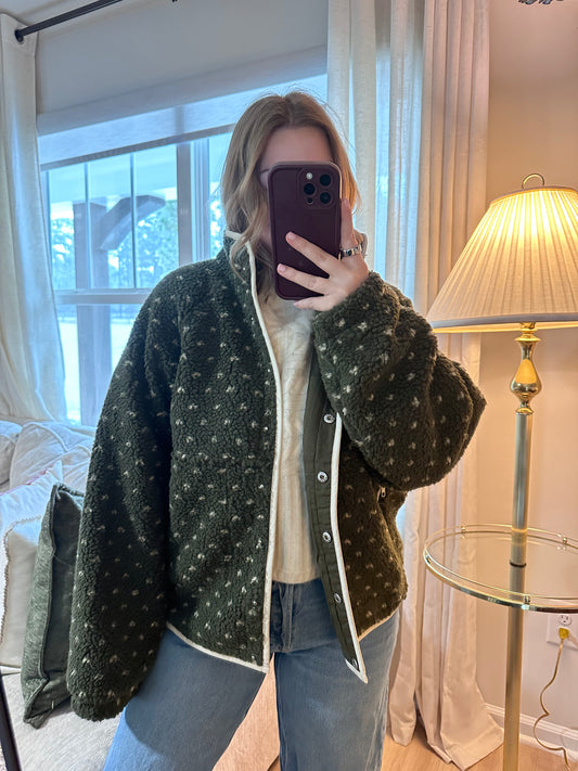 FLEECE PUFFER JACKET